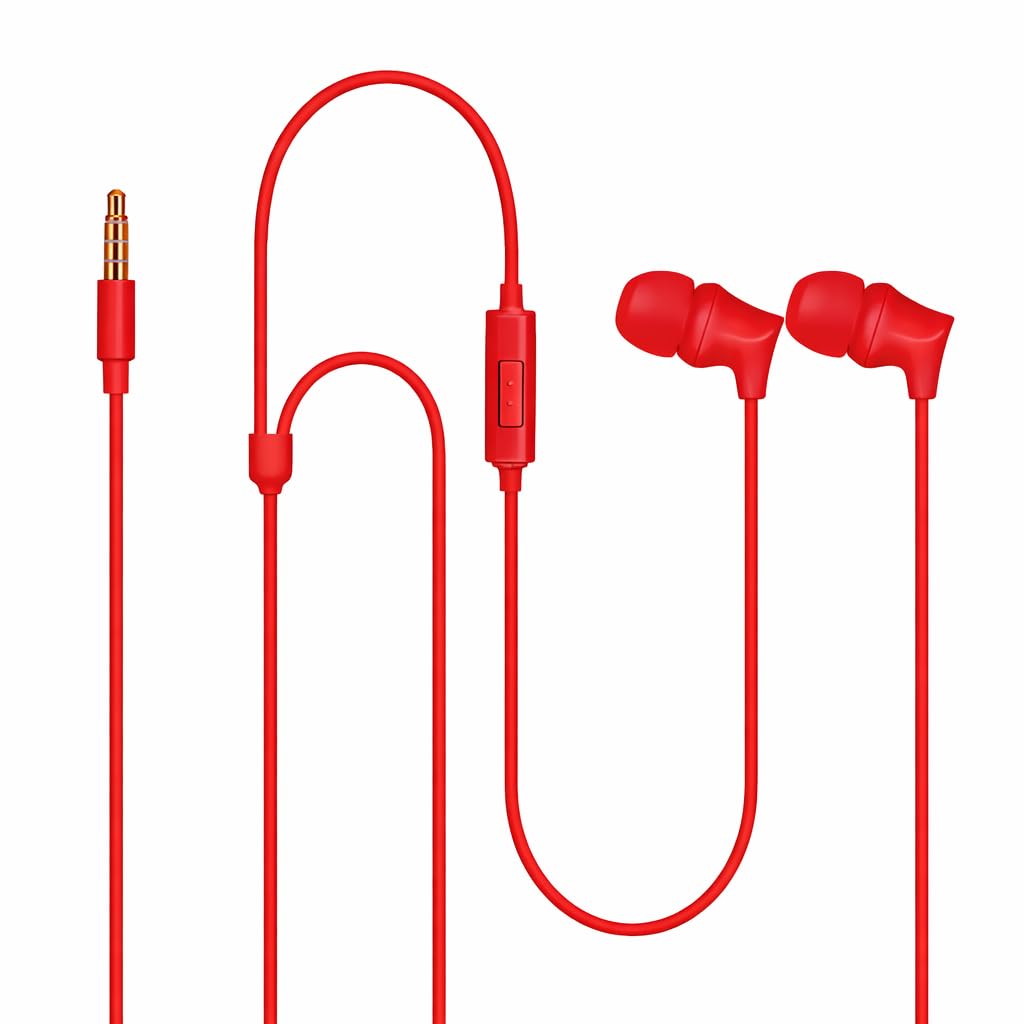 Noise Isolation Wired Earphones with Mic